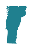 Vermont state silhouette